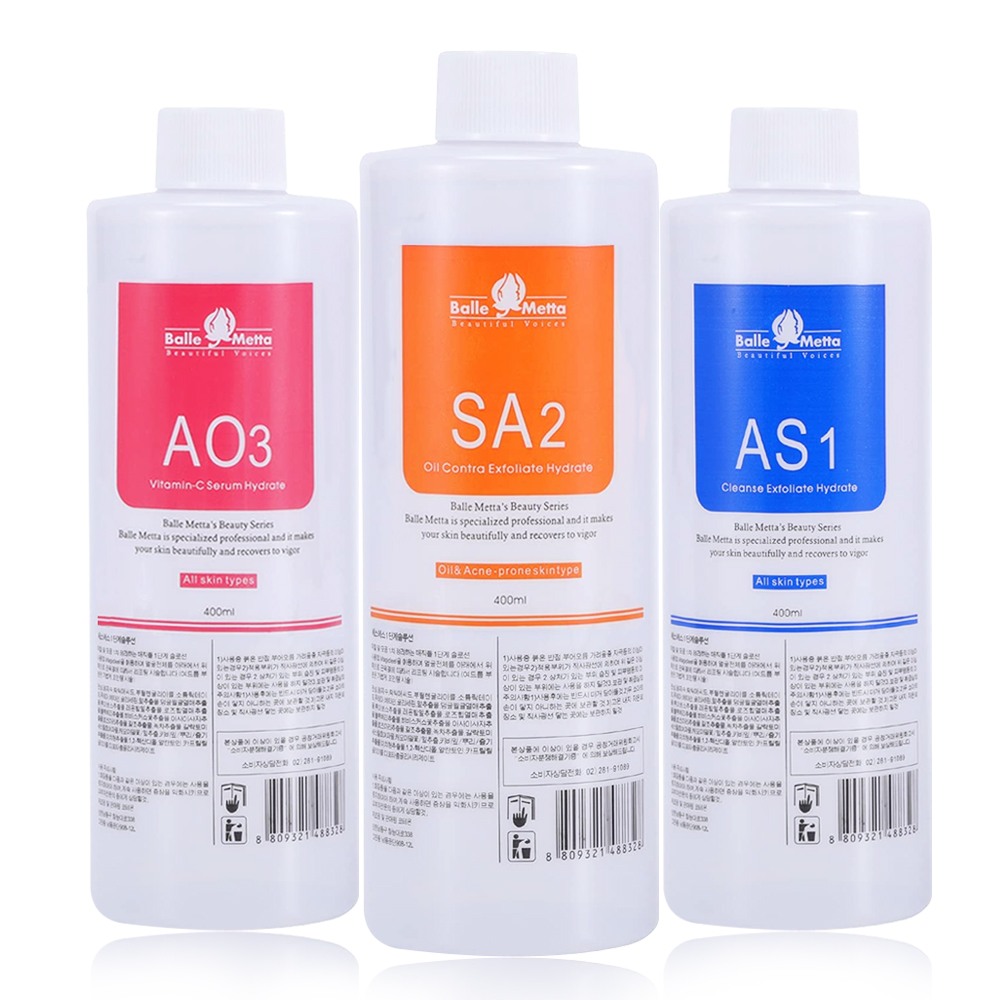 Skincare Exfoliating - 3pcs/Lot 1200ML Hydra Liquid Face Serum