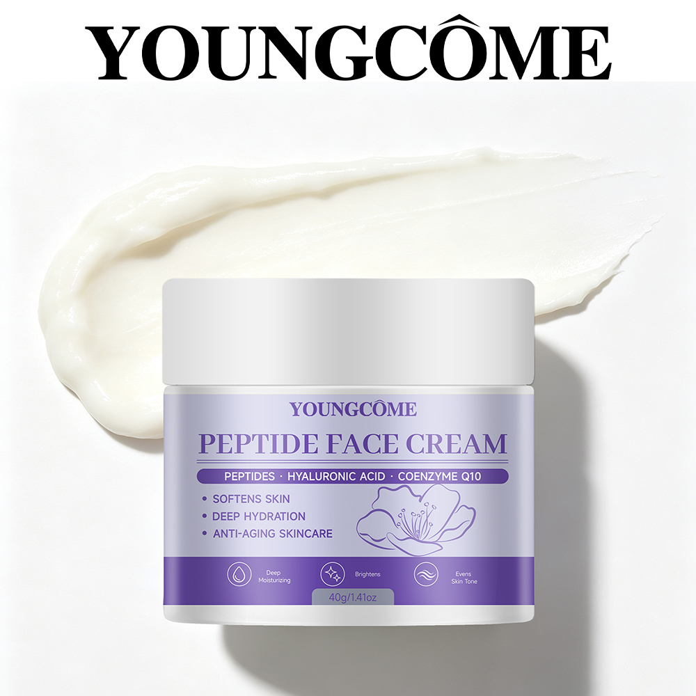 Coenzyme Q10 Cream - YOUNGCOME Peptide Face Cream Hyaluronic Acid