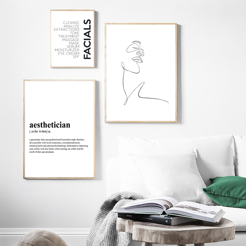 Skincare Quote - 1PC Aesthetician Definition Canvas Print Skin