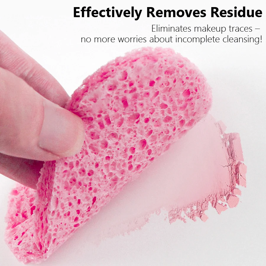 5Pcs Cellulose Face Sponges Co - огляд і ціна Skincare Exfoliating
