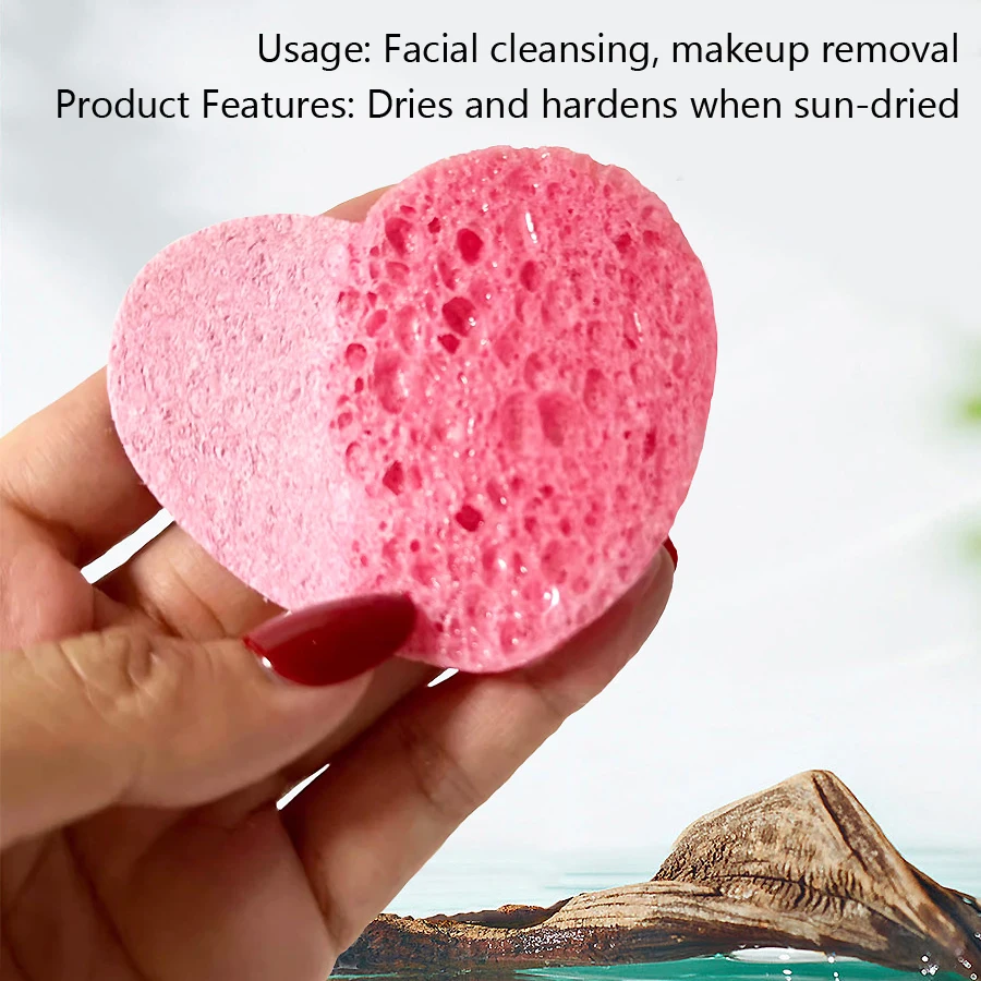 5Pcs Cellulose Face Sponges Co - огляд і ціна Skincare Exfoliating