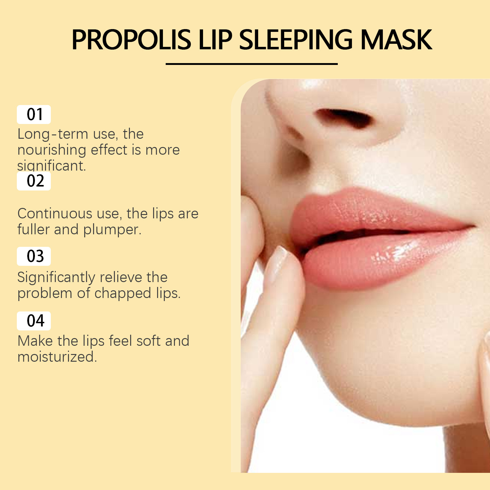 EELHOE Propolis Night Lip Mask - огляд і ціна Skincare Exfoliating