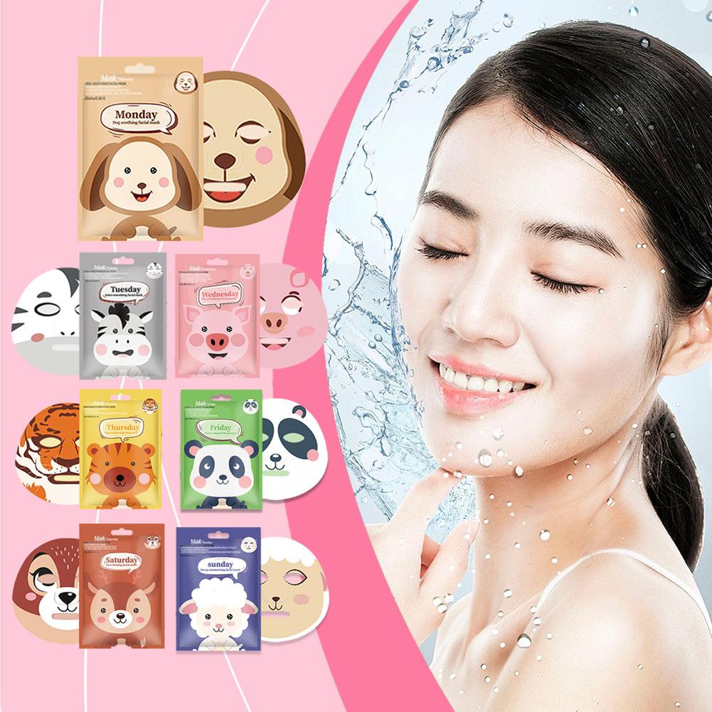 10PCSCute Cartoon Facial Mask  - огляд і ціна Skincare Animate
