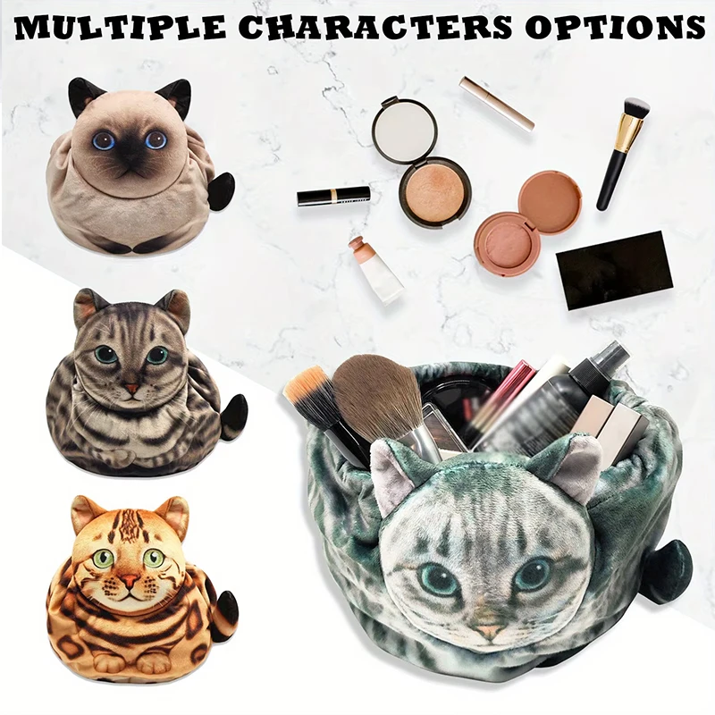 Cat-Shaped Cosmetic Storage Ba - огляд і ціна Skincare Animate