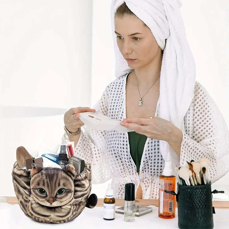 Cat-Shaped Cosmetic Storage Ba - огляд і ціна Skincare Animate