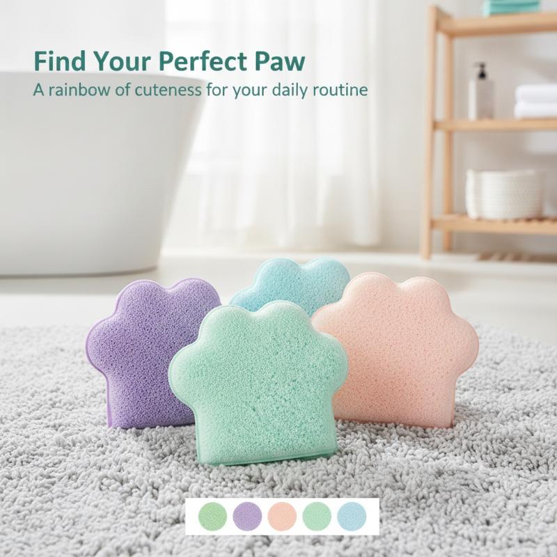 Face Wash Puff Glove Shape Sof - огляд і ціна Skincare Exfoliating