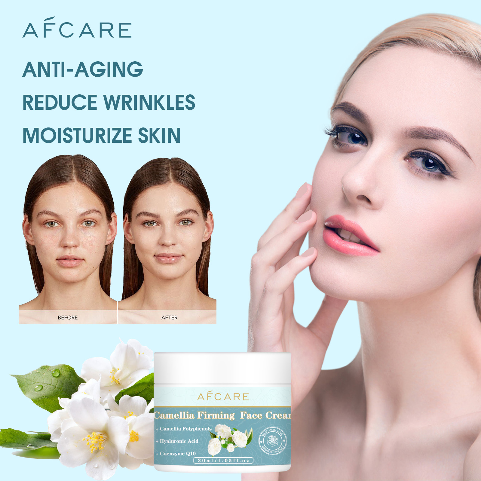 Camellia Firming Face Cream An - огляд і ціна Coenzyme Q10 Cream