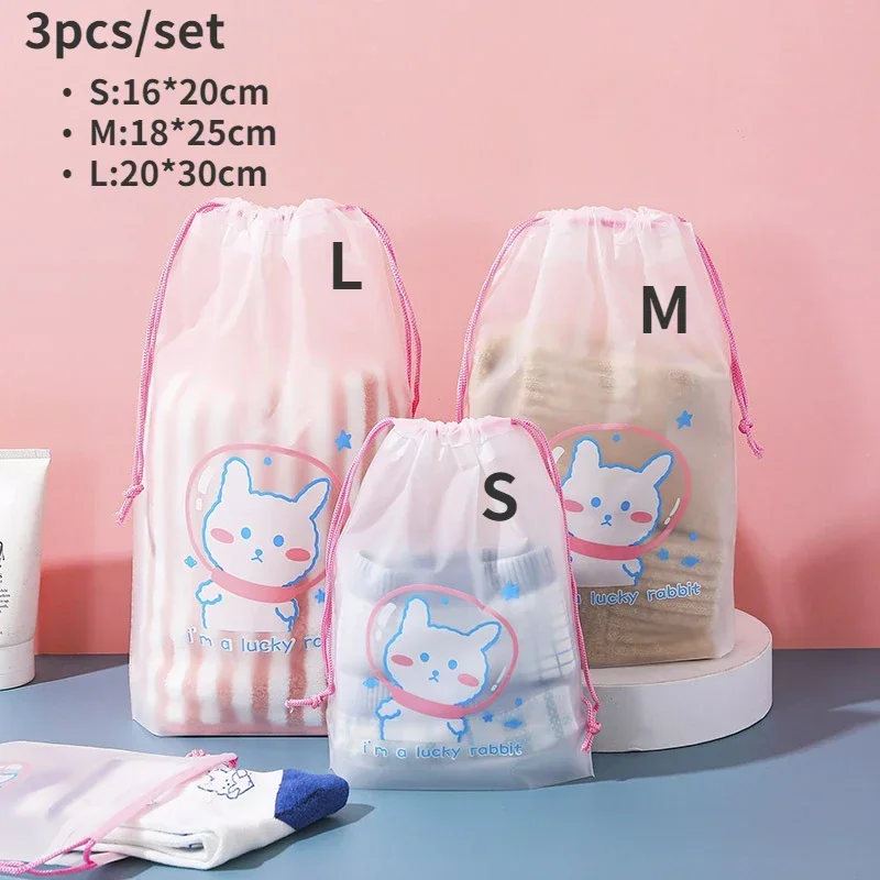3pcs/set Cute Drawstring Bag T - огляд і ціна Skincare Animate