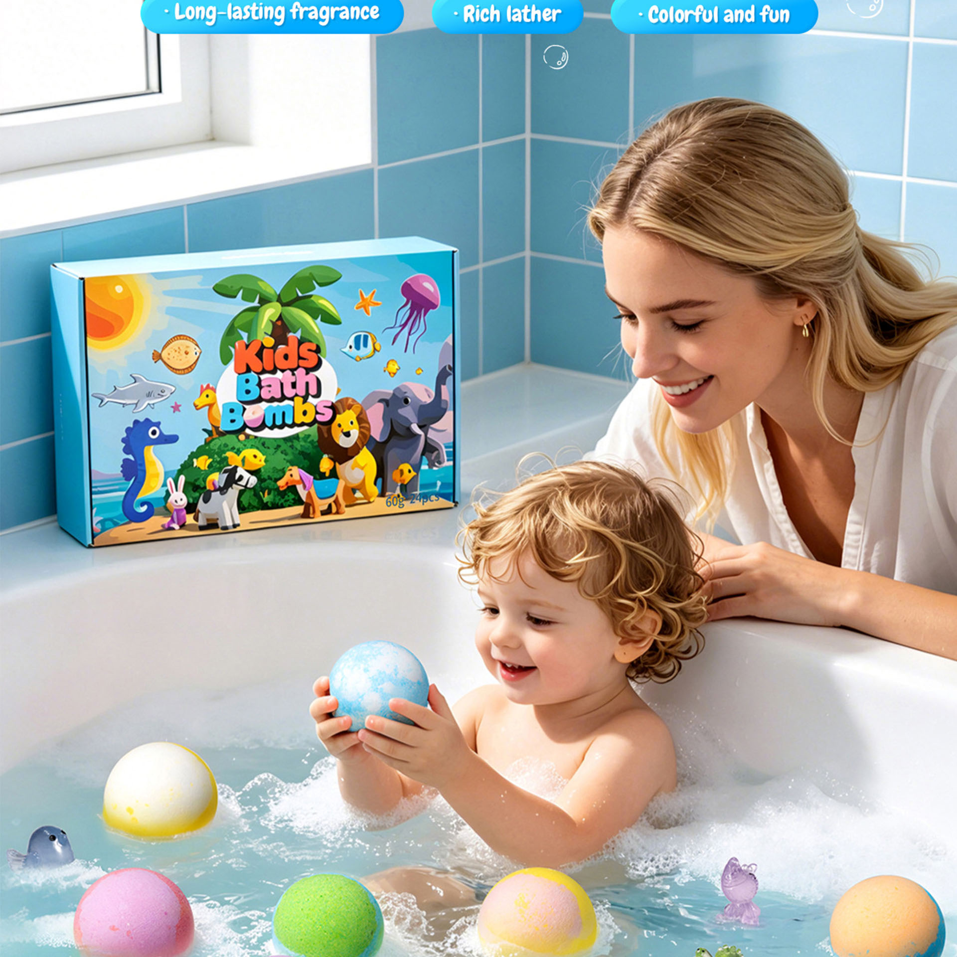 Animal luminous toy bath salt  - огляд і ціна Skincare Animate