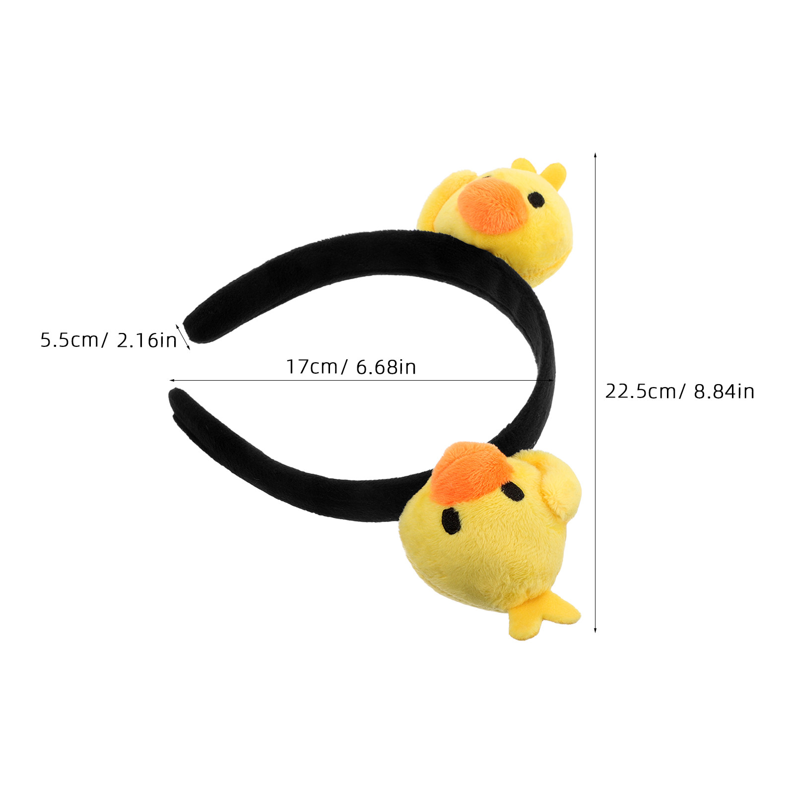 Fabric Duck Hair Hoop Cute Plu - огляд і ціна Skincare Animate