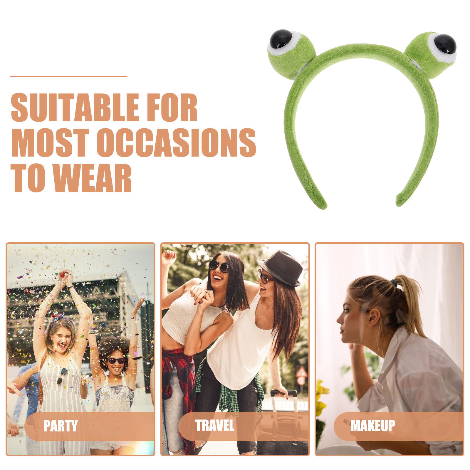 Frog Hairband Cute Cartoon Ani - огляд і ціна Skincare Animate