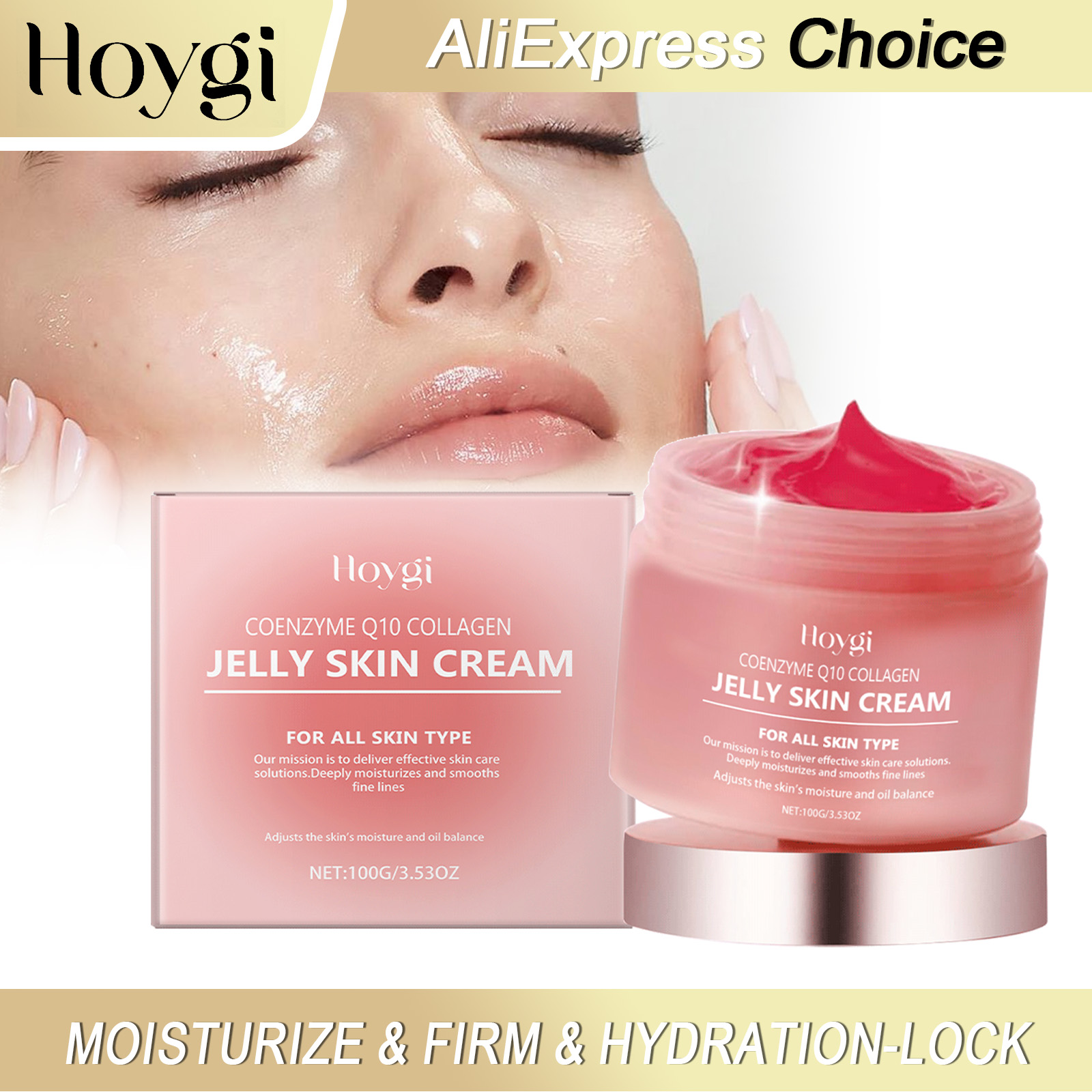 HOYGI Collagen Jelly Face Crea - огляд і ціна Coenzyme Q10 Cream