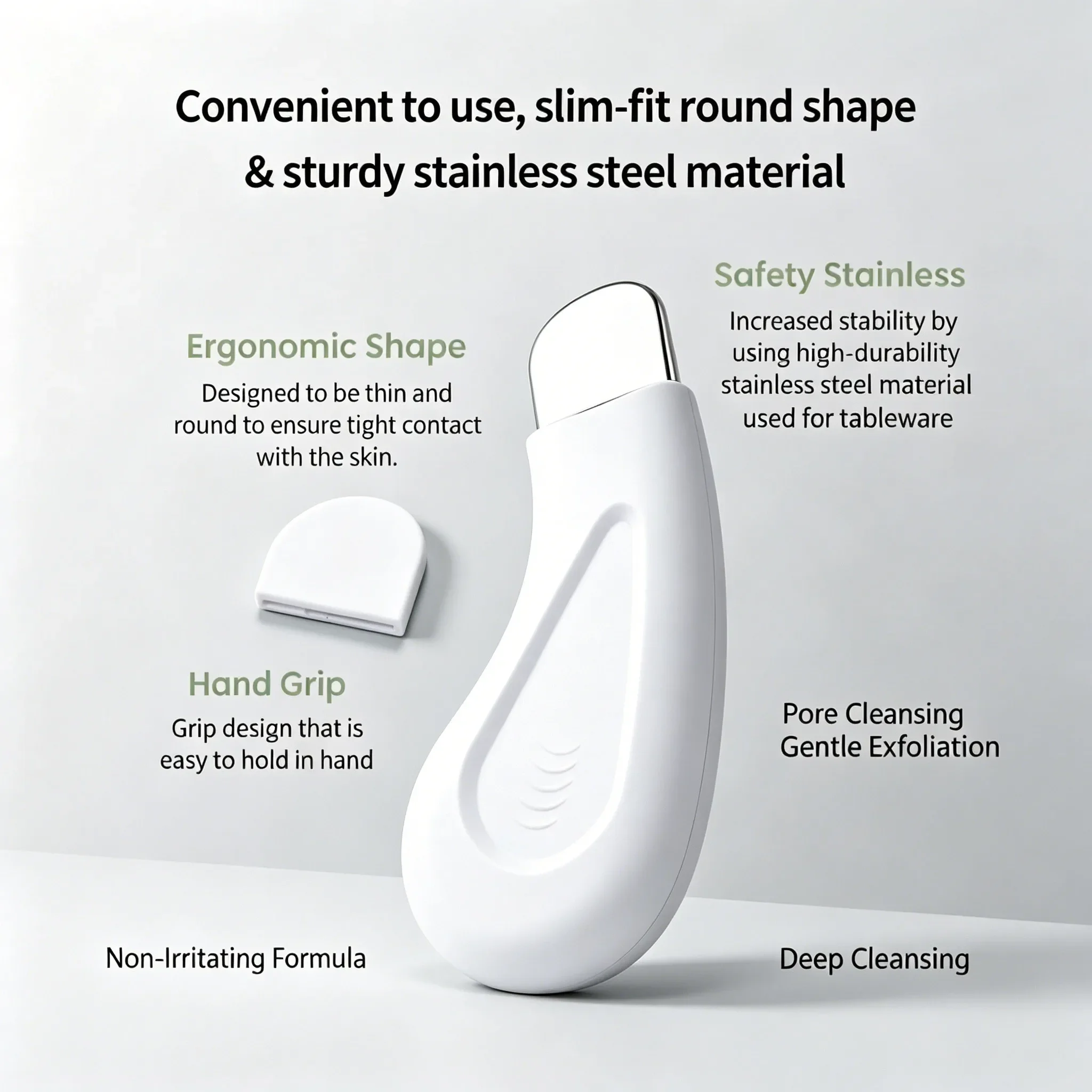 Facial Skin Scraper Stainless  - огляд і ціна Skincare Exfoliating