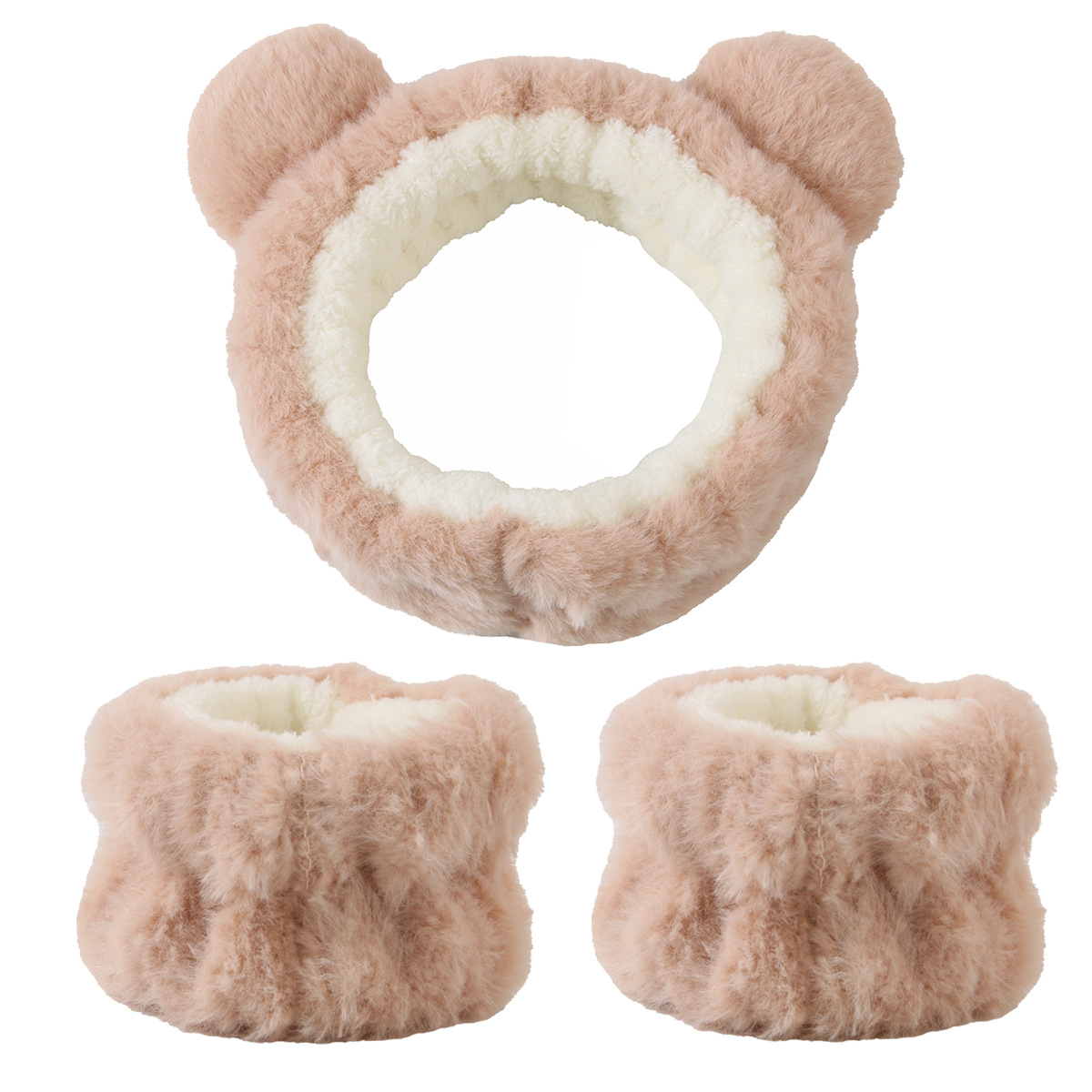 3pcs Cute Bear Headband Set Fl - огляд і ціна Skincare Animate