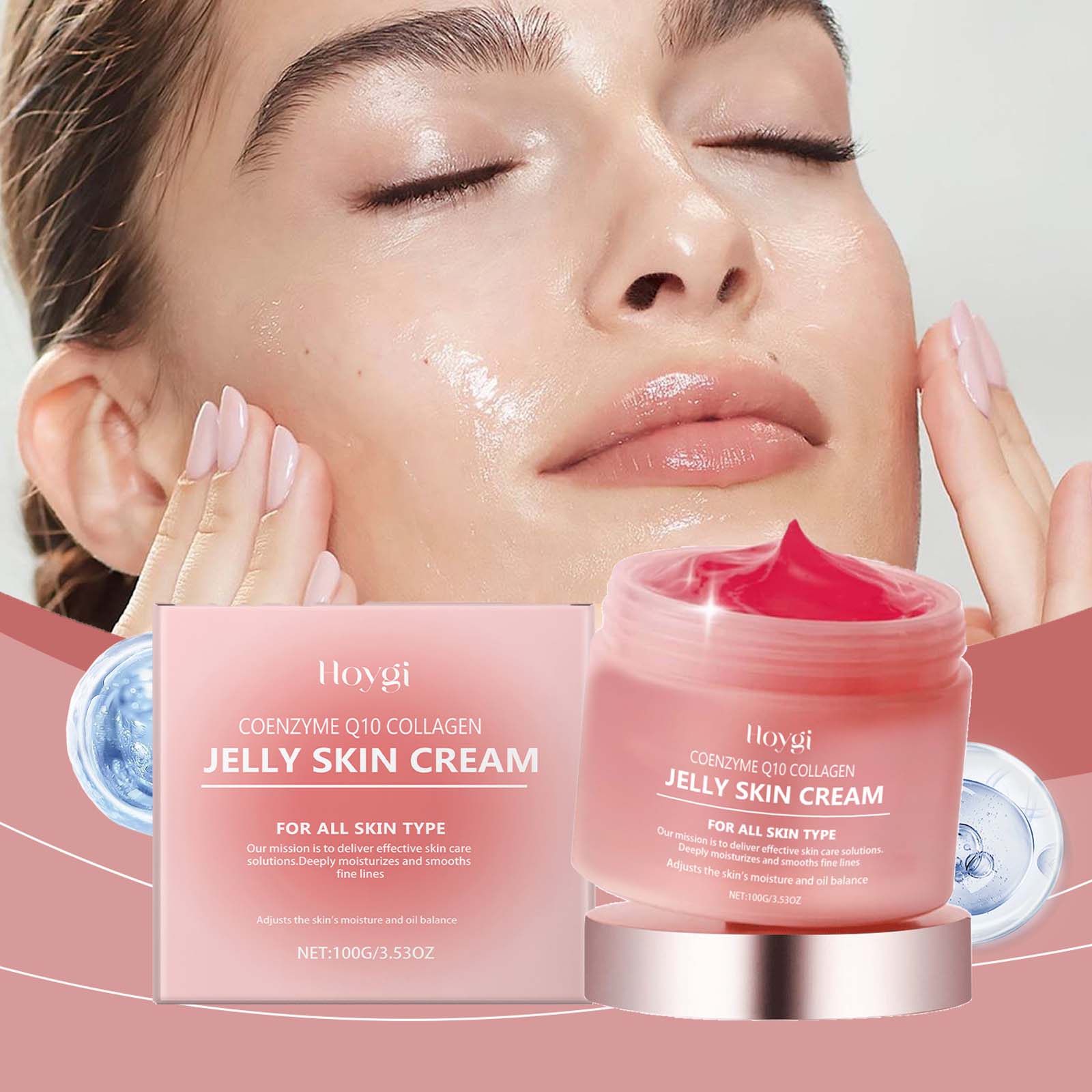 Collagen Jelly Cream Deeply Mo - огляд і ціна Coenzyme Q10 Cream